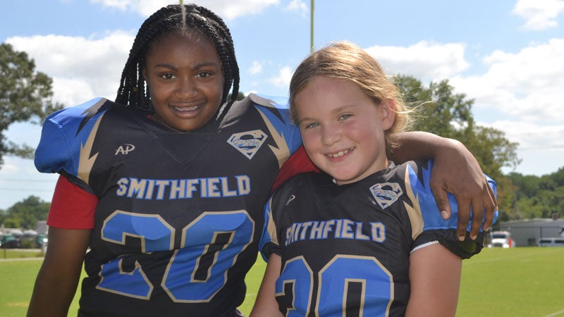 Gridiron girls: Female linebackers take the field in Smithfield