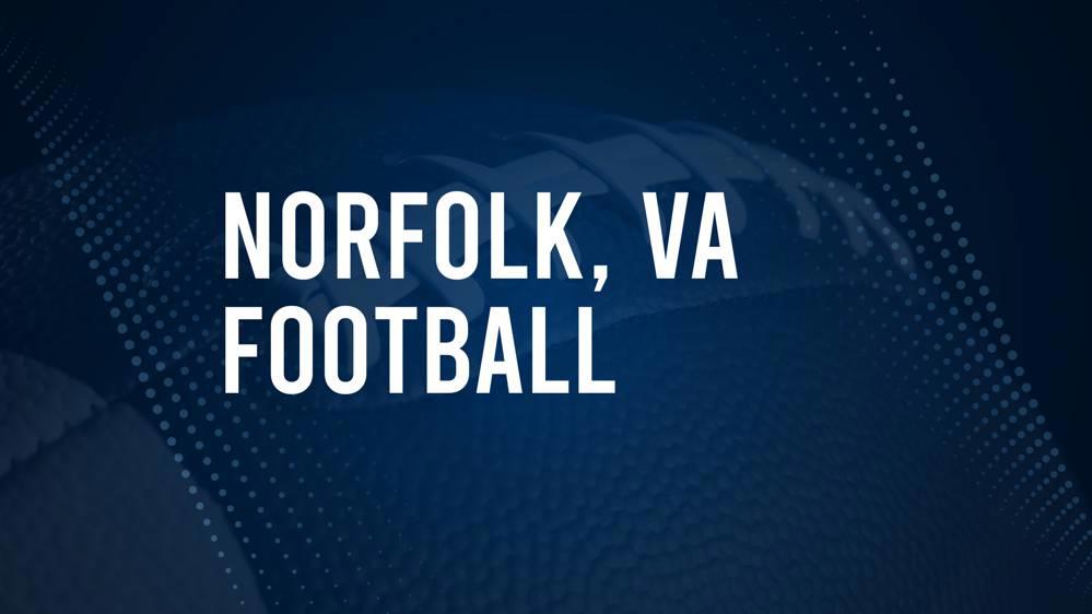 How to Watch Norfolk, VA High School Football Games Streaming Live – August 23-26