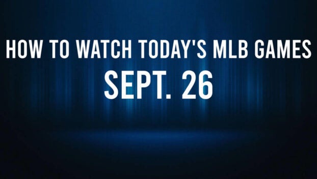 How to Watch MLB Baseball on Thursday, Sept. 26: TV Channel, Live Streaming, Start Times