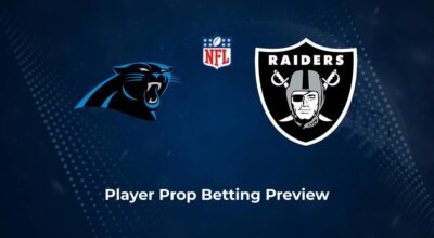 Panthers vs. Raiders Player Props & Odds – Week 3