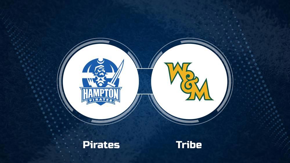 Where to Watch Hampton vs. William & Mary on TV or Streaming Live - Sept. 28