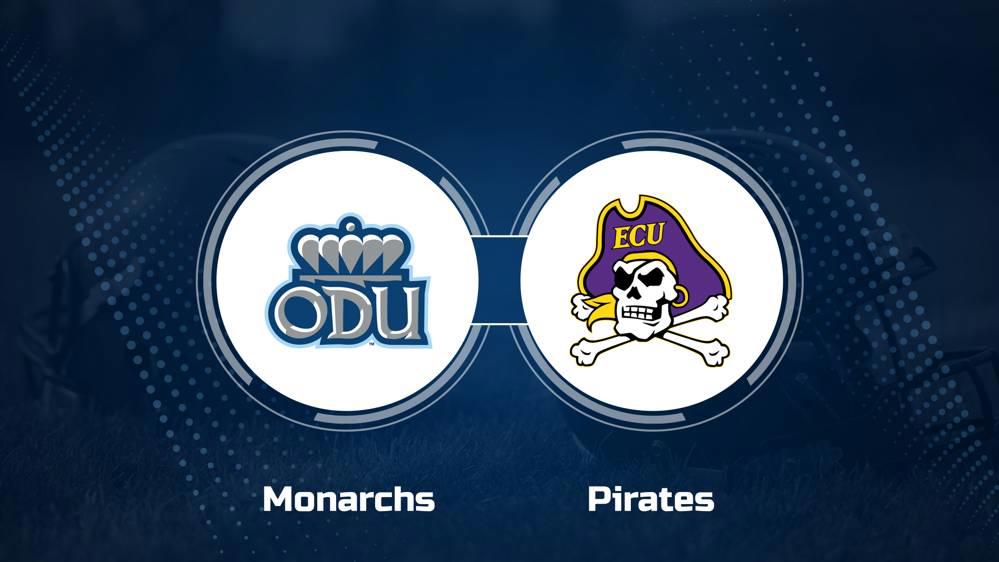 Where to Watch Old Dominion vs. East Carolina on TV or Streaming Live - Sept. 7