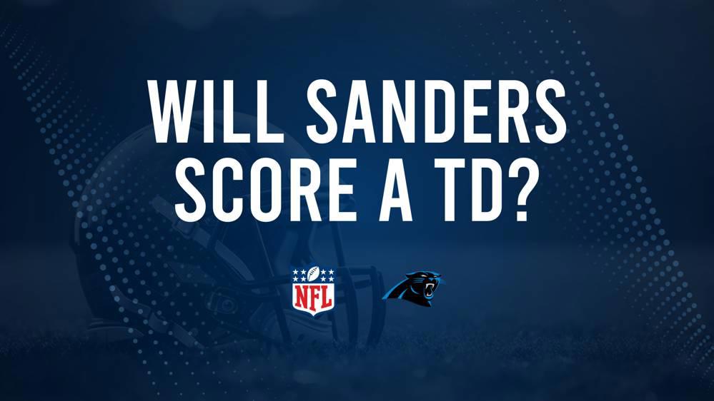 Will Ja'Tavion Sanders Score a Touchdown Against the Bengals in Week 4?