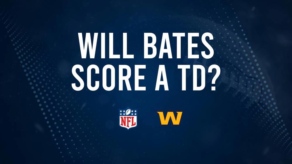 Will John Bates Score a Touchdown Against the Giants in Week 2?