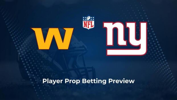 Commanders vs. Giants Player Props & Odds – Week 9