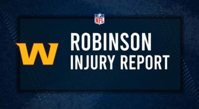 Will Brian Robinson Jr. Play in Week 6? NFL Injury Status, News & Updates