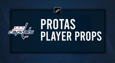 Aliaksei Protas Player Prop Bets for the Capitals vs. Hurricanes Game - November 3