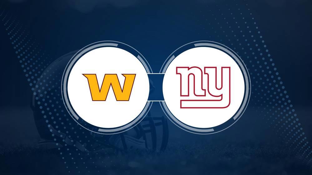 Best Bets, Odds for the Commanders vs. Giants Game – Week 9