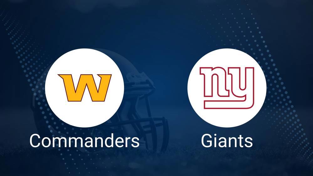 Commanders vs. Giants: Odds, Moneyline, and Spread - Week 9