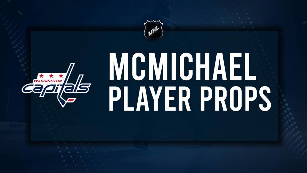 Connor McMichael Player Prop Bets for the Capitals vs. Hurricanes Game - November 3