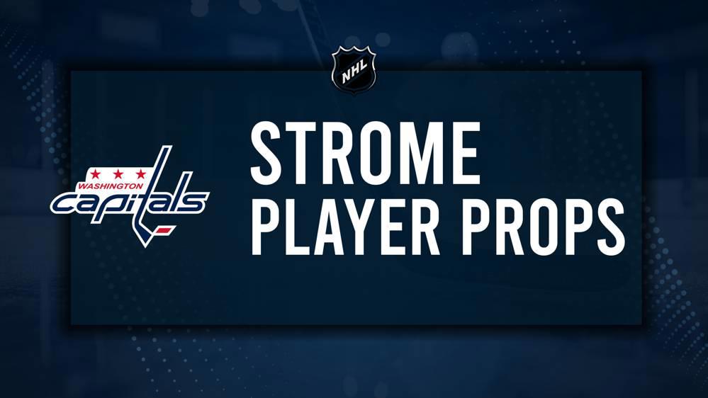 Dylan Strome Player Prop Bets for the Capitals vs. Hurricanes Game - November 3