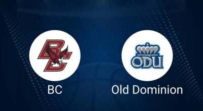 How to Watch Boston College vs. Old Dominion on TV or Live Stream - November 24