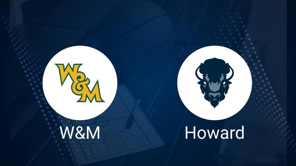 How to Watch William & Mary vs. Howard Women's Basketball on TV or Live Stream - November 29