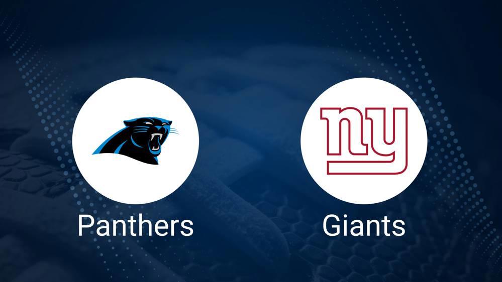 Panthers vs. Giants: Odds, Moneyline, and Spread - Week 10