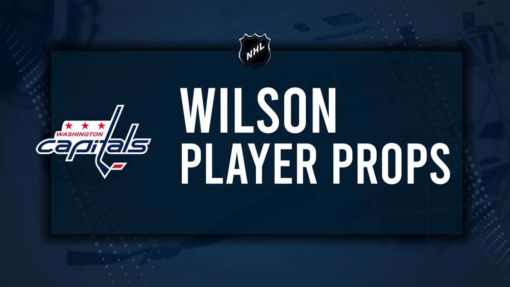 Tom Wilson Player Prop Bets for the Capitals vs. Hurricanes Game - November 3