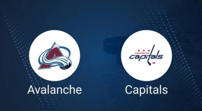 Where to Watch Colorado Avalanche vs. Washington Capitals on TV or Streaming Live - November 15