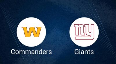 Where to Watch Commanders vs. Giants on TV or Streaming Live - Nov. 3