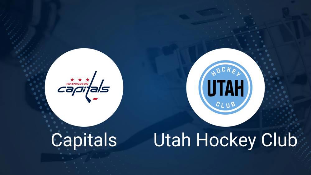 Where to Watch Utah Hockey Club vs. Washington Capitals on TV or Streaming Live - November 18