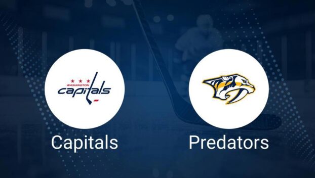 Where to Watch Washington Capitals vs. Nashville Predators on TV or Streaming Live - November 6