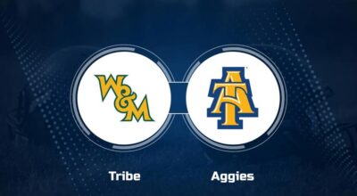 Where to Watch William & Mary vs. North Carolina A&T on TV or Streaming Live - Nov. 2