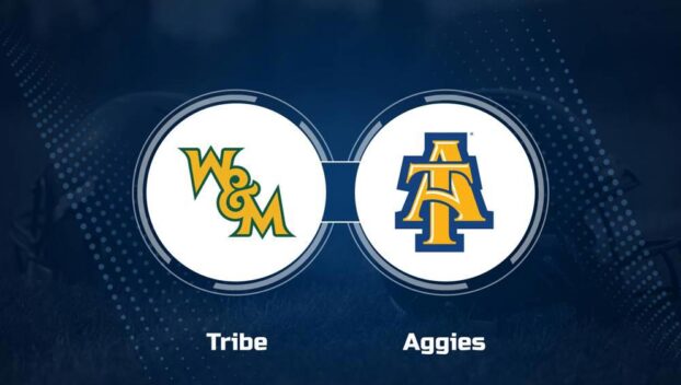 Where to Watch William & Mary vs. North Carolina A&T on TV or Streaming Live - Nov. 2