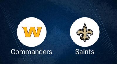 Where to Watch Commanders vs. Saints on TV or Streaming Live - Dec. 15