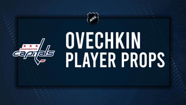 Alexander Ovechkin Player Prop Bets for the Capitals vs. Canucks Game - January 8