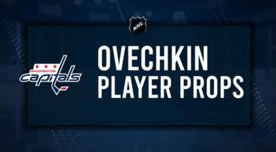 Alexander Ovechkin Player Prop Bets for the Capitals vs. Ducks Game - January 14