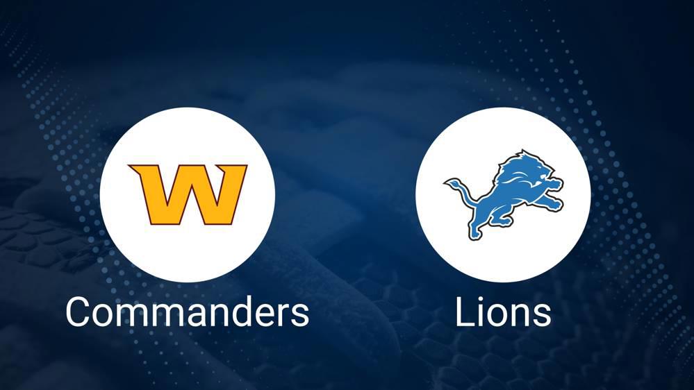 Commanders vs. Lions: Odds, Moneyline, and Spread - NFL Playoffs