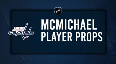 Connor McMichael Player Prop Bets for the Capitals vs. Senators Game - January 16