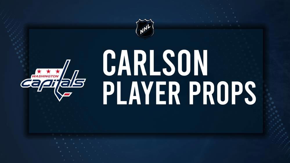 John Carlson Player Prop Bets for the Capitals vs. Canucks Game - January 8