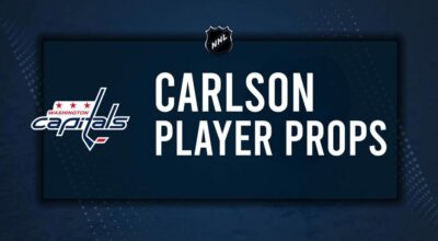 John Carlson Player Prop Bets for the Capitals vs. Sabres Game - January 6