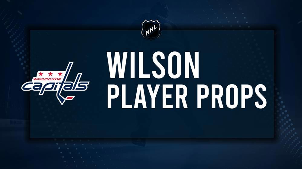 Tom Wilson Player Prop Bets for the Capitals vs. Ducks Game - January 14