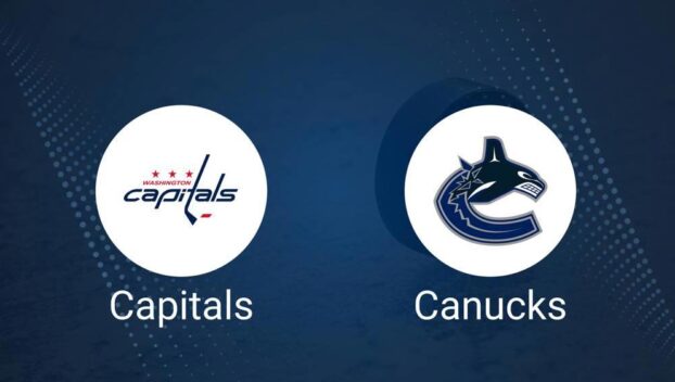 Where to Watch Washington Capitals vs. Vancouver Canucks on TV or Streaming Live - January 8